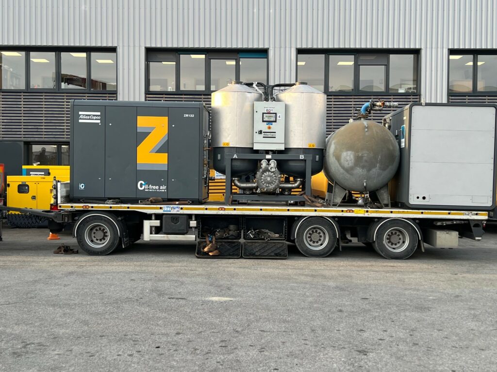 Livraison d’une production d’air exempt d’huile