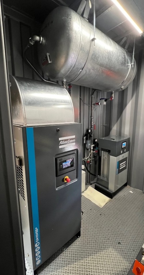 Container production d'air sec - intérieur